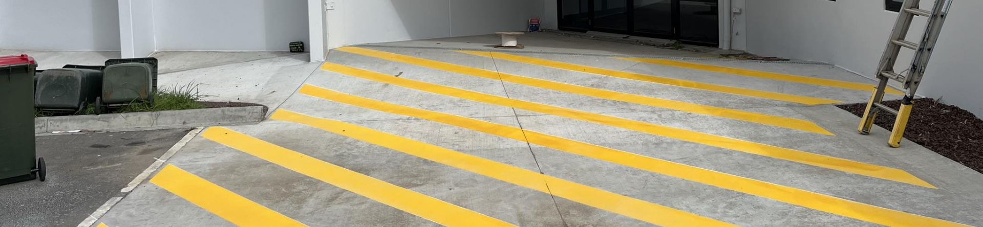 Truck Bay Line Marking Banner